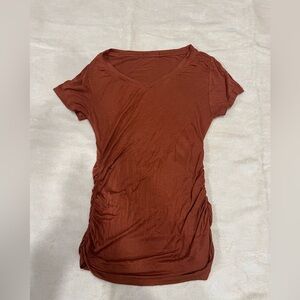 Rust V-Neck T-Shirt✨